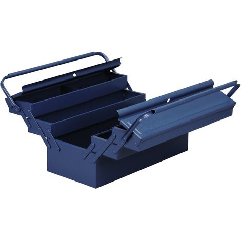Allit Werkzeugkoffer McPlus Metall 5/47 blau Aufbewahrung Werkstatt (1/3)