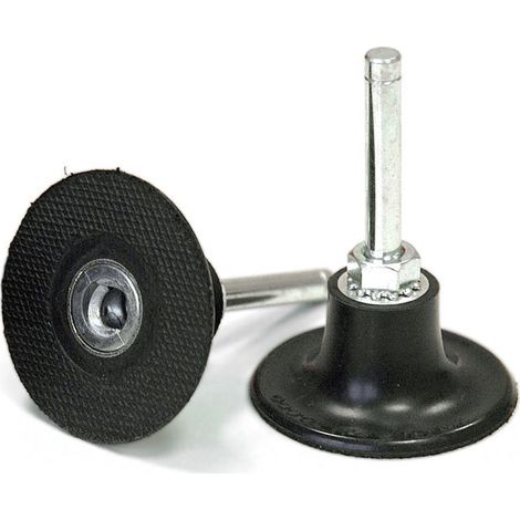 Support en caoutchouc avec tige pour disque abrasif 75 mm sgf075/06