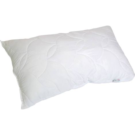 Dmora Talamo Italia Almohada para cama, 100% Made in Italy, Almohada en grapa Memory perforada, Hipoalergénica y Transpirable, 73x44xh14 cm