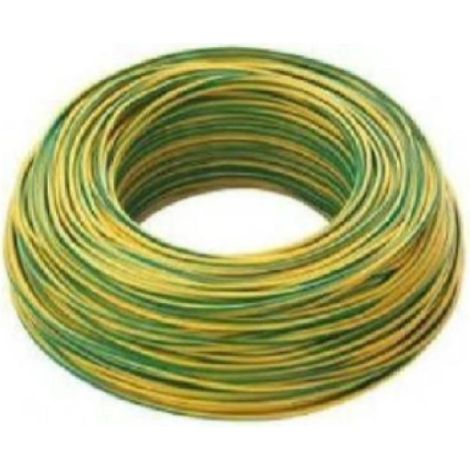 Cavo unipolare isolato cavi sezione 1x1.5mm2 da 100m giallo verde - fg17-1,5gv/b100