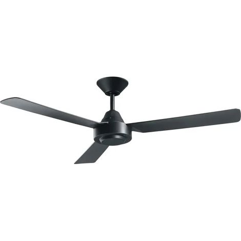 [NEUWERTIG] B-Ware Beacon Deckenventilator Ventilator Bayside Calypso Schwarz 122 Cm Wandschalter