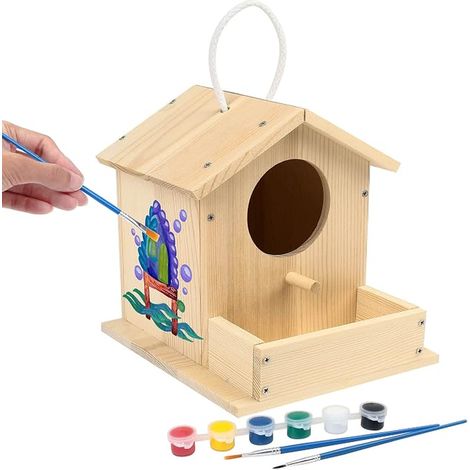 Maison Oiseaux Exterieur Activité Manuelle Enfant (1/5)
