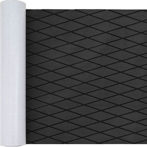 Alfombra para Barcos Rayado Gris oscuro y negro 190 x 70 cm EVA vidaXL (1/5)