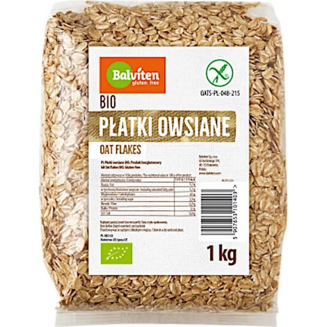 Copos de avena orgánicos 1 kg Sin gluten