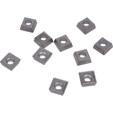 10 fraises carbure revêtues indexables pour tournage CNC, plaquettes de coupe en boîte, 10 pièces (1/5)