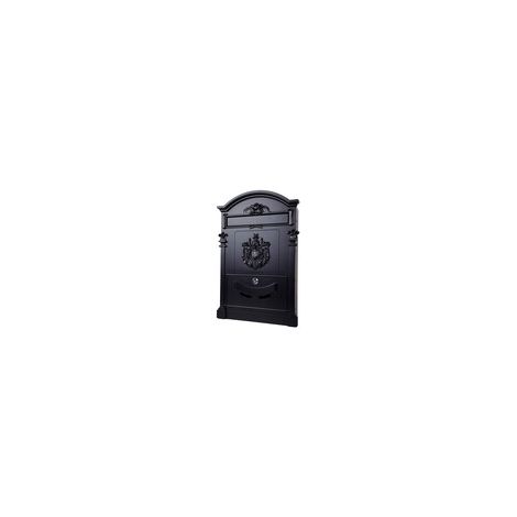 C CASSETTA POSTALE REGIA MAXI NERO 9005 30X9.5X46CM- 1,0 pz