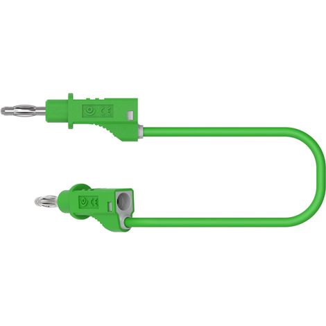 Electro PJP 2110-CD1-50V Cordon de mesure banane mâle banane mâle 50 cm vert 1 pc(s) D357732