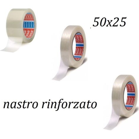 Nastro adesivo trasparente Tesa monofilamento 4590 25 mm x 50 m