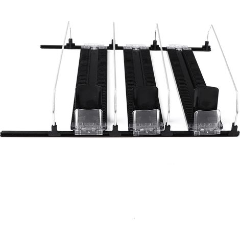 Distributeur de boissons pour réfrigérateur de 38 cm (15 pouces), réglable, étanche, distributeur de canettes de soda à rotation automatique, pour bière gazeuse, noir, lot de 3 (1/5)