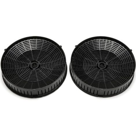 2er-Pack Kohlefilter, 172 mm Durchmesser, kompatibel mit Elica, Whirlpool und Umluft-Dunstabzugshauben (1/2)