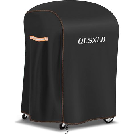 Housse Barbecue Exterieur, Bache Barbecue Résistante de 420D Oxford 77 x 70 x 110 CM, Housse Protection Plancha Gaz Anti-l'eau/Anti-Vent/Anti-UV/Anti-l'Humidité/Antipoussière Noir