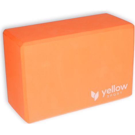 yellowBLOCK Yoga EVA Yogablock, Orange - Yoga Zubehör (1/5)