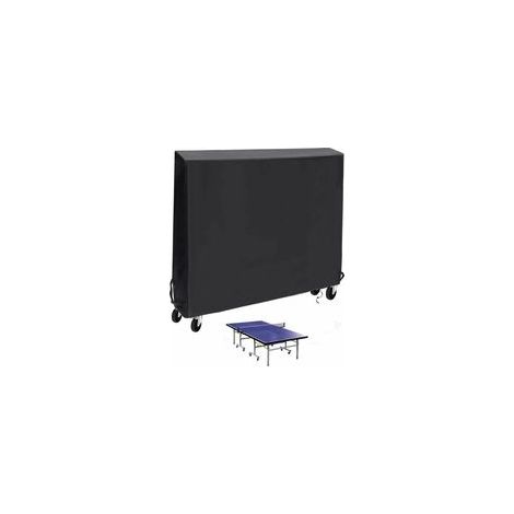 Housse de table de ping-pong intérieure/extérieure, 165x70x185 cm, Fonepro –