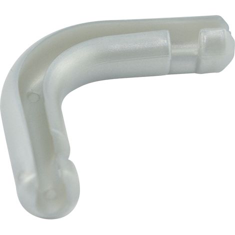 Eckverbinder Kunststoff Silber