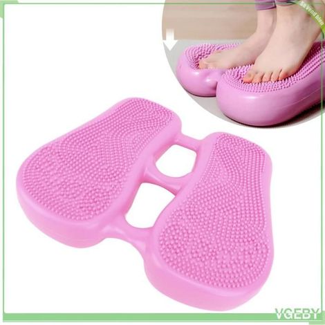 Stepper gonflable - FAFEICY - Multi-usages - Portable - Planche d'équilibre massante - Violet (1/5)