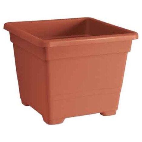 Vase carré 45 cm - Terre cuite