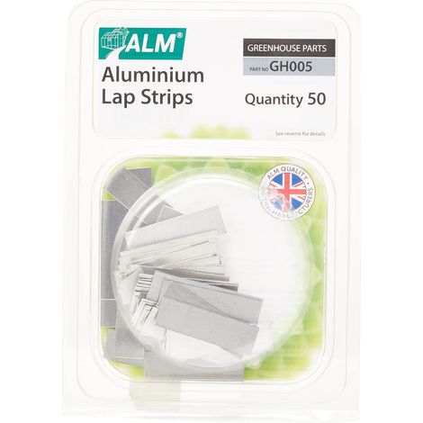ALM Gh005 Aluminium Lap Strips - Pack of 50 (1/4)
