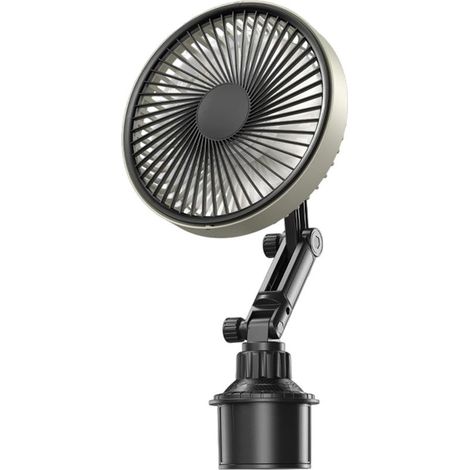 Ventilateur de Voiture Puissant avec Prise USB et Protection (1/5)