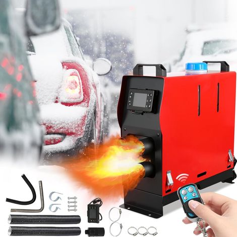 kW 12V/24V DC Diesel Floor Heater with Remote Control and LCD Switch. Silent Diesel Air Heater for Trucks,  Cars,  and Camping