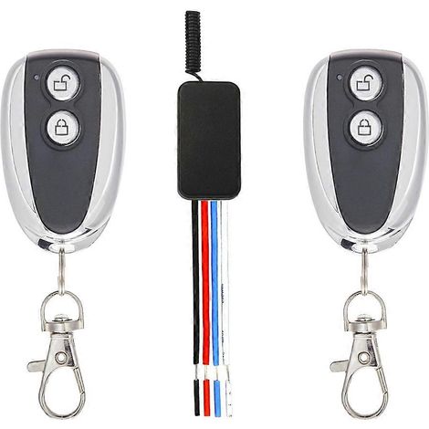 12-V-Gleichstrom-Funkfernbedienungsschalter, Mini-Fernbedienungsschalter, 5-V-/12-V-/24-V-/30-V-Gleichstrom-Relais (5 A) für LED-Streifen und elektrische Türschlösser (1/5)