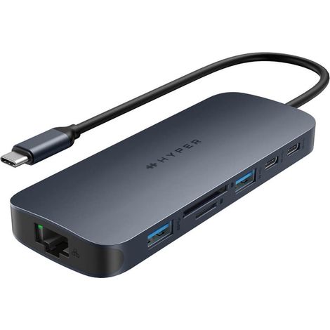 HyperDrive EcoSmart Gen.2 Dual HDMI USB-C 11-in-1 Hub mit 140 W und PD3.1 Pass-Thru – Für MST-fähige Geräte (1/5)