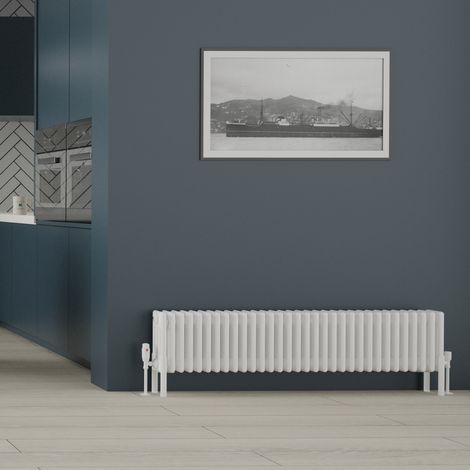 Warmehaus Traditional 4 Column Radiator 300x1460 White (1/5)