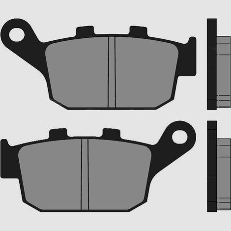 PLAQUES DE FREIN BRENTA KH140 MÉTAL FRITTÉ (OR) ARRIÈRE (HONDA, KAWASAKI, TRIUMPH, YAMAHA XJ6, XSR70) (FT 4073)