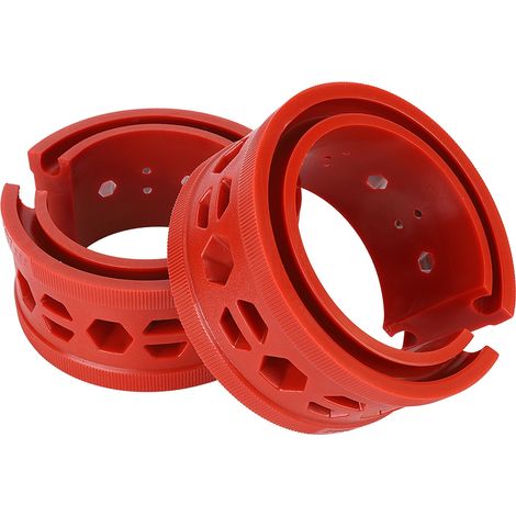 2 Stück/Set SEBS Rote Stoßdämpfer Federbeine Kleber Puffer Federn Auto Wartungswerkzeug (A) (1/5)
