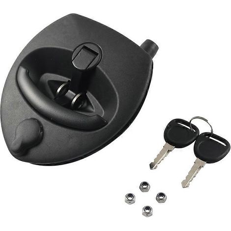 Verrou de coffre de pick-up, verrou de hayon de type T, verrou de porte de camping-car pour véhicule aménagé (1/5)