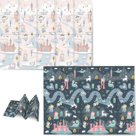 Tappetino da gioco pieghevole 200x150x1 cm - nukido nk 341