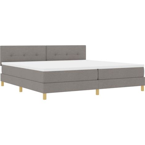 Maison Exclusive - Letto a Sorgente LED con cuscino Talpa 200 x 200 cm Tessuto (1/5)