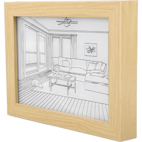 Cadre photo lumineux LED style anime japonais innovant, 3 modes d'éclairage simulant la lumière du soleil (1/5)