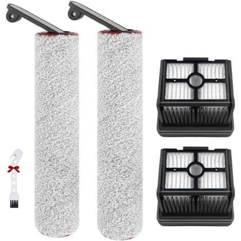 Accessoires pour aspirateur Dreame H12 Pro / H12 Dual 2 brosses rotatives + 2 filtres Hepa Nettoyage efficace tous types de sols (1/5)