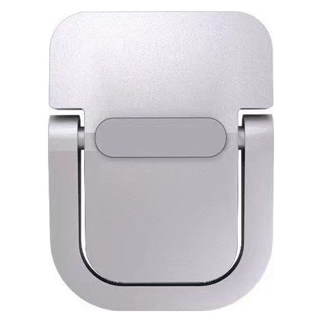 2-teiliger Laptopständer, faltbar, selbstklebend, ergonomisch und unsichtbar, kompatibel mit vielen Laptops (Silber) (1/5)