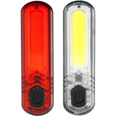Set di luci per bicicletta Duoslim 60LM/18LM - LA-ABS0031 (1/5)