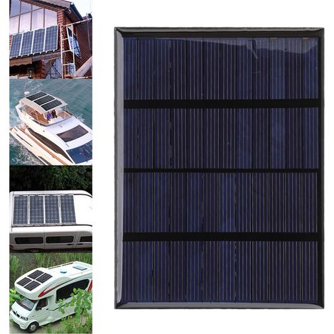 12V 1,5W Miniatur-Epoxidharz-Solarpanel, DIY-Solarladepanel, Polysilizium-Solarzelle für Campinglaternen und Mobiltelefone (1/5)