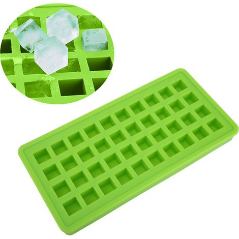 Bac à glaçons en silicone 40 cases, moule à glaçons carrés, accessoire de cuisine DIY