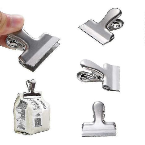 10 pinces à sac en acier de 1,5 pouce, pour une prise ferme. (1/4)