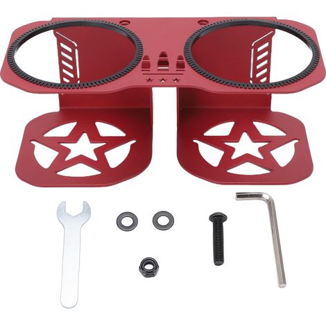 Generic Porte-gobelet de Barre D'appui pour Passager, Remplacement Durable et Sûr adapté pour 570 800 900 S (Rouge) (1/5)