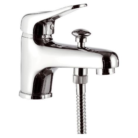 Miscelatore lavabo/vasca remer con kit doccia - serie kiss (1/2)