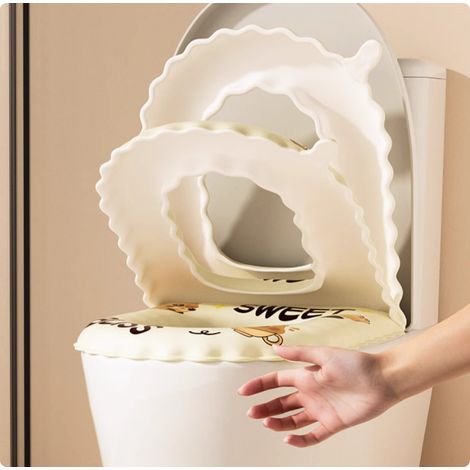 Tragbarer Toilettensitz aus hochelastischem Schaumstoff, wasserdichte Schaumstoff-Toilettensitzmatte, universell für alle Jahreszeiten geeignet. (1/5)