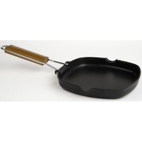 Plancha Asador de Aluminio Fundido 28x28 cm (1/2)