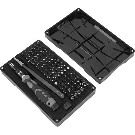 Kit de 106 tournevis magnétiques pour réparation mobile, ordinateur PC, outil portable multifonction. (1/5)