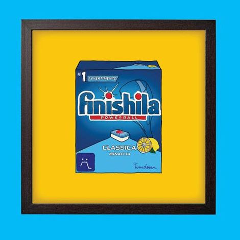 OFFERTA CORNICE E POSTER FINISHILA 20X20CM