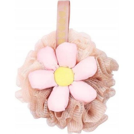 Éponge De Toilette - 15 Cm - Rose Bonbon - Pour Peau Sensible - 1 Pièce (1/4)