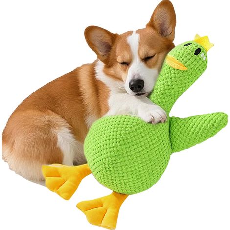 Jouet Canard Apaisant pour Chien - Peluche À Mâcher pour Chien Cadeau Jeu (1/5)