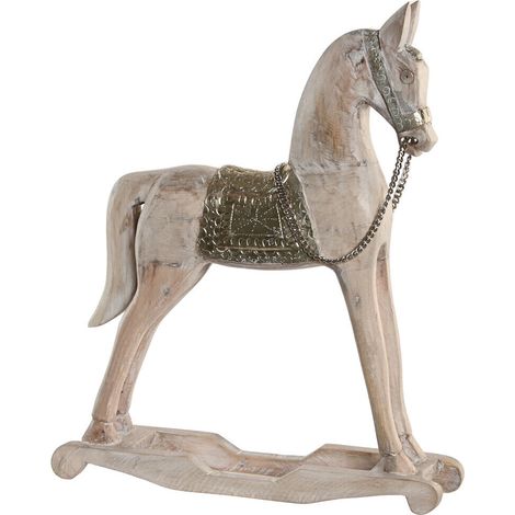 Figura Mango Metal 38X10X47 Caballo Natural (1/4)