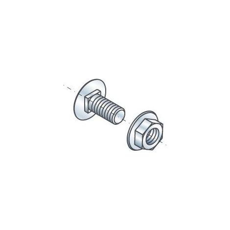 Boulon Trcc M6x12 Fixation Robuste Pour Rails Et Chemins De Câbles - Niedax France