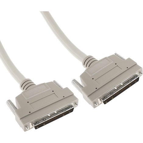 Cordon SCSI 1m, Vis à ailettes ( Prix pour 1 ) (1/3)