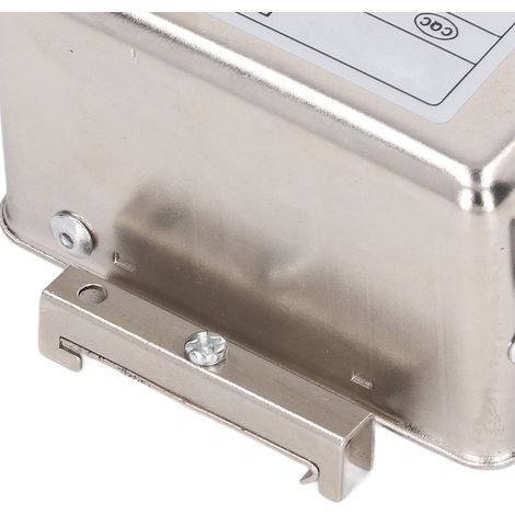 EMI-Filter zur Unterdrückung von Störungen und Rauschen, geeignet für 35-mm-Schienenmontage, einphasiger Netzfilter, 125 V/250 V (1/5)